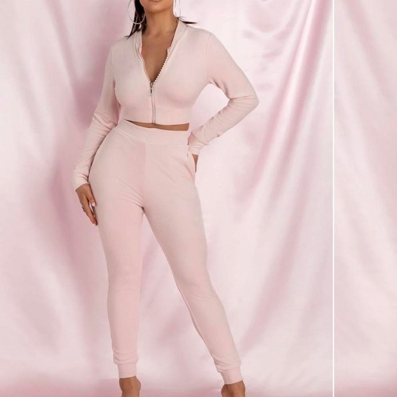 Meshki Regina velvet tracksuit joggers - Picture 3 of 9